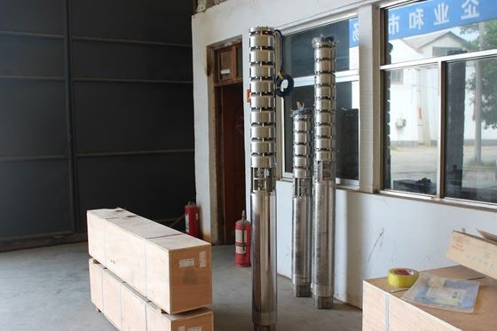 7.5kw - 410kw SS Sea Water Submersible Pump , Submersible Well Water Pump