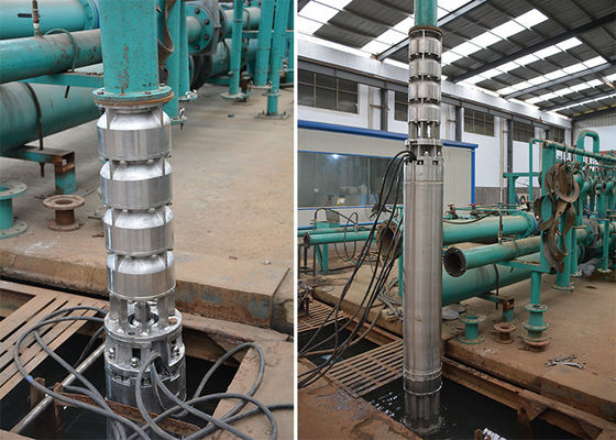 7.5kw - 410kw SS Sea Water Submersible Pump , Submersible Well Water Pump