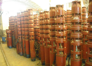 Deep Well Submersible Inline Hot Water Pump , Electric Hot Water Pump 2.2kw-410kw