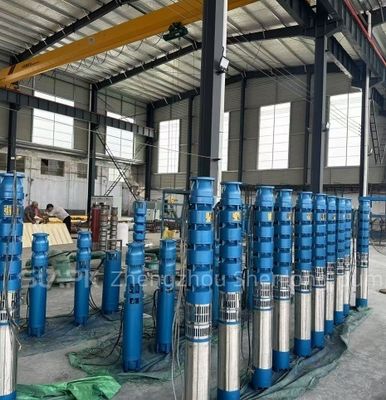 Stainless steel submersible pump Suitable for slightly corrosive liquids Equipped with high-efficiency motor