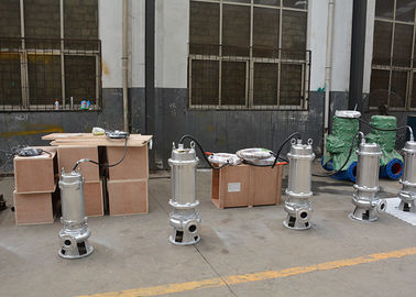 Stainless Steel Submersible Sewage Pump Non Clogging Fecal Rain Drainage