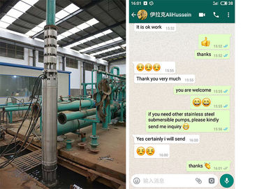 12 Inch 300m3/H Seawater Submersible Pump 140kw Power High Performance