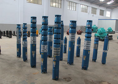 3 Phase 60hz / 50hz Deep Well Submersible Water Pump 14 - 388m Head Vertical Installation