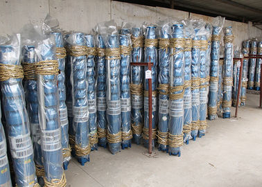 Deep Well Water 12 Inch High Flow Submersible Pump Cast Iron / Stainless Steel Material