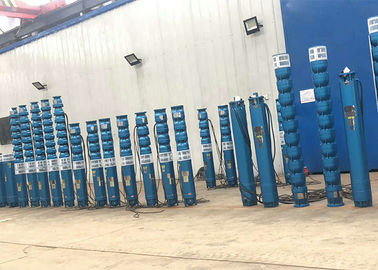 Deep Well Water 12 Inch High Flow Submersible Pump Cast Iron / Stainless Steel Material