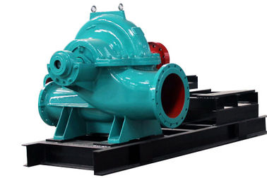 Electric / Diesel Engine Double Suction Split Case Pump Horizonal Installation