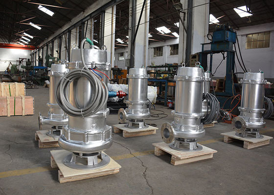 Non Clogging 3 Phase Fecal Dewatering Drainage Raw Water Sewage Submersible Pump