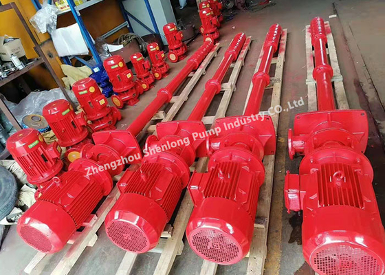 750m3/hr Vertical Large Flow Long Shaft Fire Turbine Submersible Water Pump
