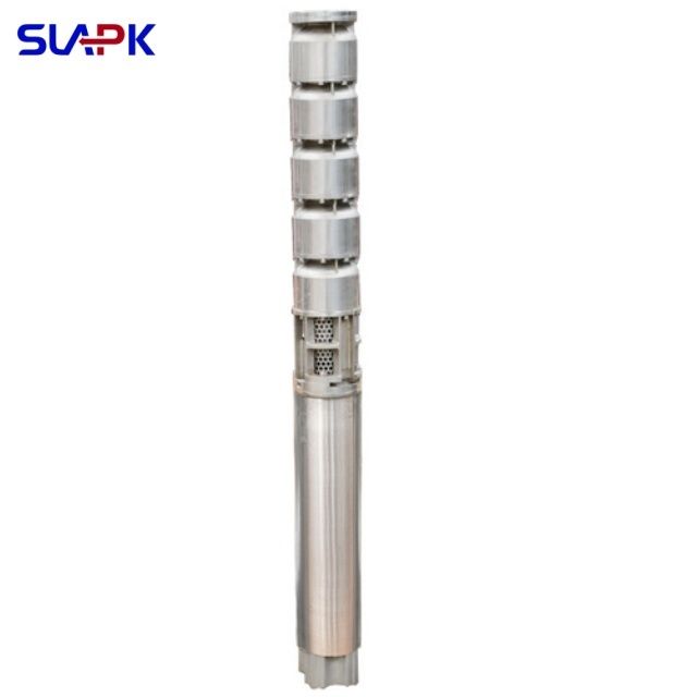 Stainless Steel Submersible Pump For Slightly Corrosive Liquids Equipped With High-Efficiency Motor