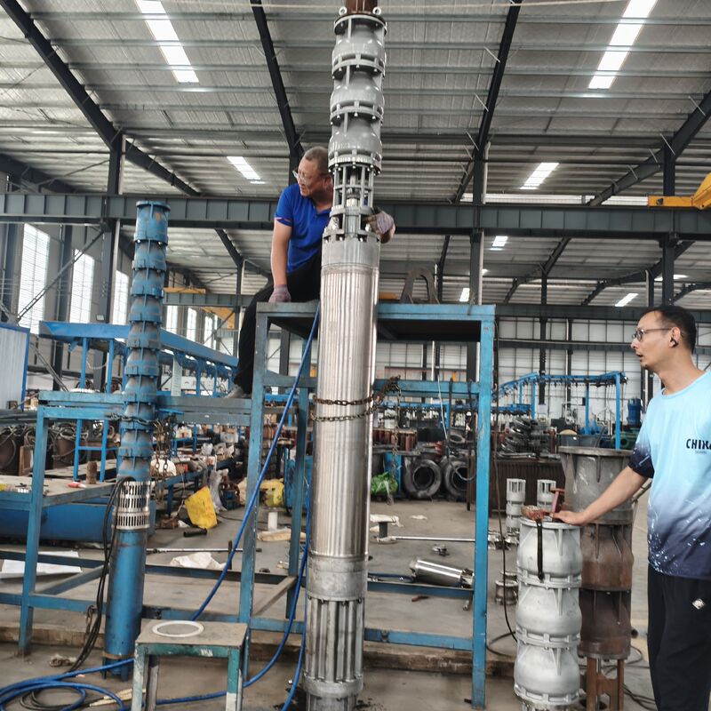 300QJH400-80/2-150KW स्टेनलेस स्टील गहरे कुएं पनडुब्बी पंप अपतटीय प्लेटफार्मों के लिए संक्षारण प्रतिरोधी जल आपूर्ति समाधान