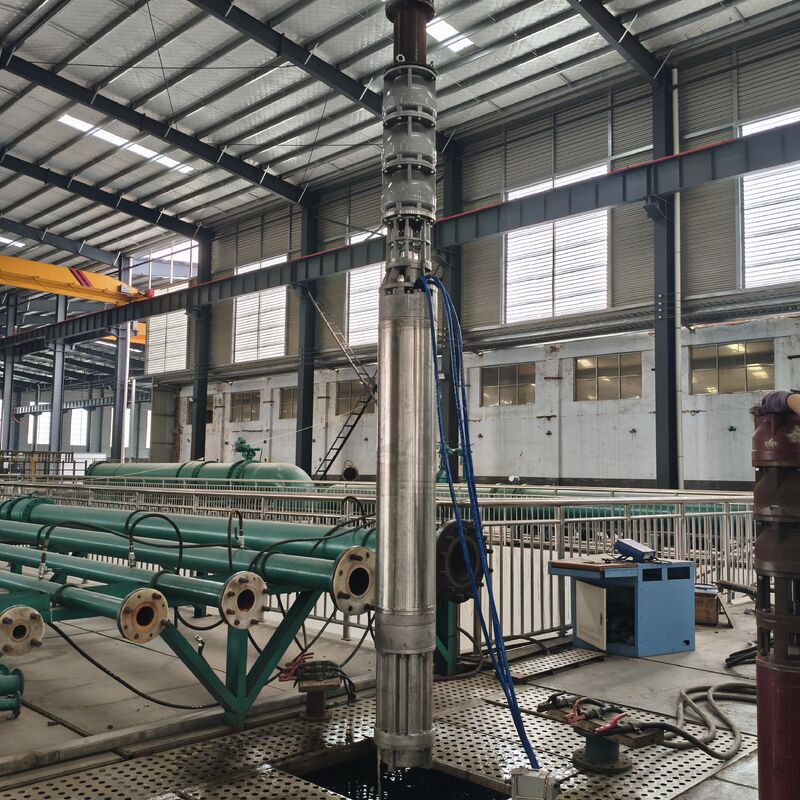 300QJH400-80/2-150KW स्टेनलेस स्टील गहरे कुएं पनडुब्बी पंप अपतटीय प्लेटफार्मों के लिए संक्षारण प्रतिरोधी जल आपूर्ति समाधान
