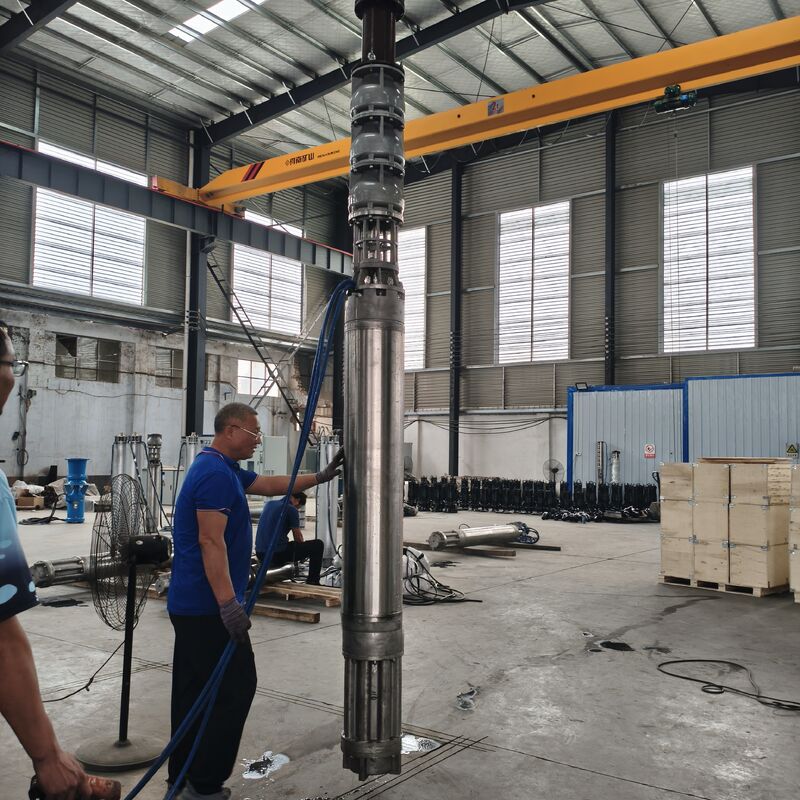 300QJH400-80/2-150KW स्टेनलेस स्टील गहरे कुएं पनडुब्बी पंप अपतटीय प्लेटफार्मों के लिए संक्षारण प्रतिरोधी जल आपूर्ति समाधान
