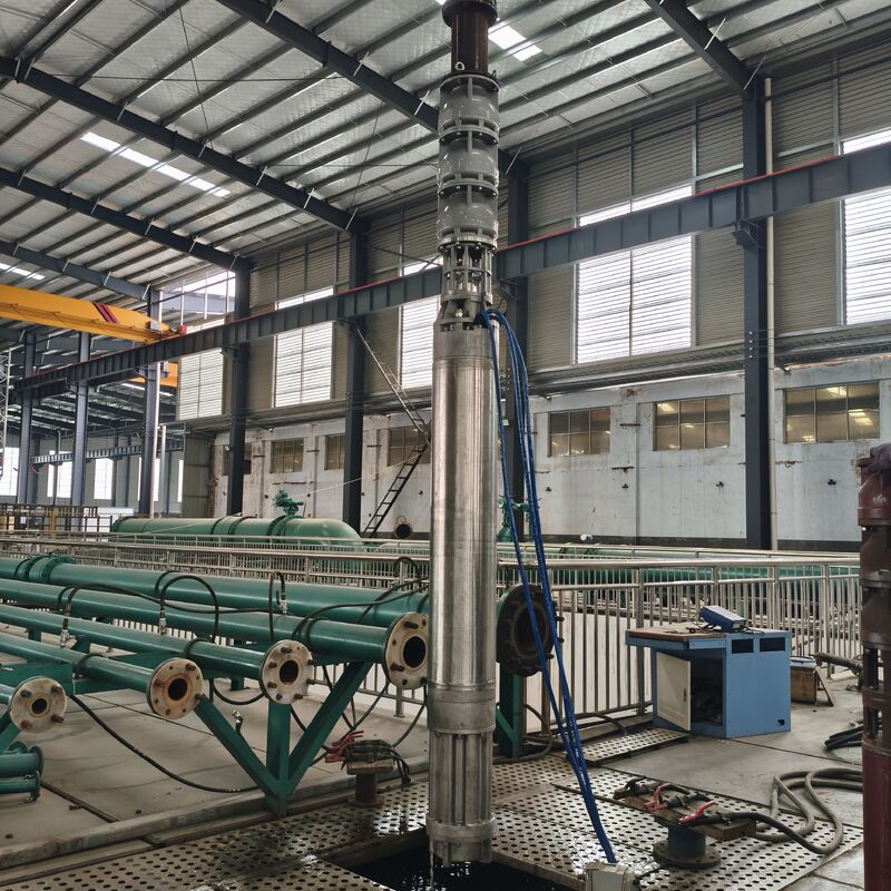 300QJH400-80/2-150KW स्टेनलेस स्टील गहरे कुएं पनडुब्बी पंप अपतटीय प्लेटफार्मों के लिए संक्षारण प्रतिरोधी जल आपूर्ति समाधान