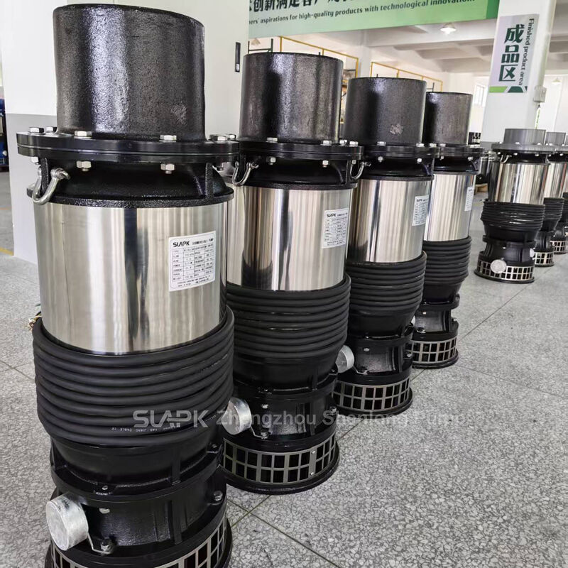 पोर्टेबल हाई फ्लो 510 m3/h ड्रेनेज पंप बड़े व्यास आउटलेट DN150-DN300mm के साथ जलीय कृषि और सिंचाई के लिए