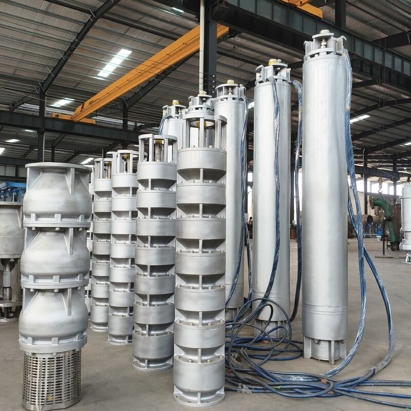 6 इंच डुप्लेक्स स्टेनलेस स्टील 2205 डीप वेल सबमर्सिबल पंप 15 m3/h प्रवाह और 180m सिर के साथ