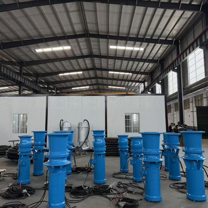 45kW पनडुब्बी अक्षीय प्रवाह पंप 1300 m3/h प्रवाह और उच्च प्रवाह जल निकासी के लिए 8m सिर के साथ