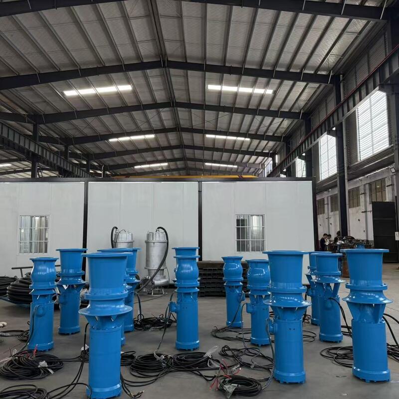 45kW पनडुब्बी अक्षीय प्रवाह पंप 1300 m3/h प्रवाह और उच्च प्रवाह जल निकासी के लिए 8m सिर के साथ