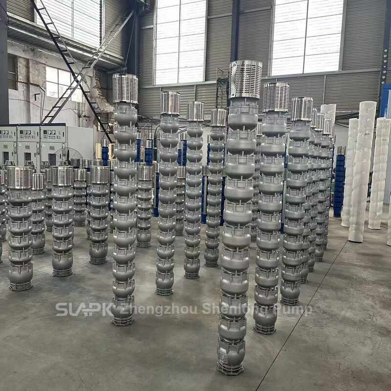 300QJH-300-62-75KW स्टेनलेस स्टील सबमर्सिबल वेल पंप 300 m³/h प्रवाह और संक्षारण प्रतिरोधी औद्योगिक जल अंतरण के लिए 62m हेड के साथ