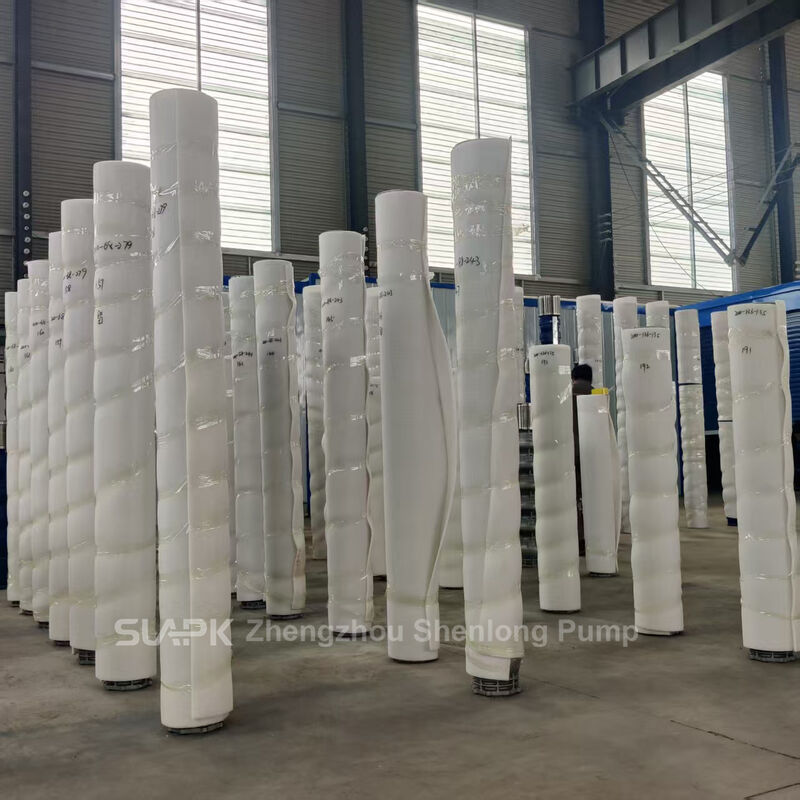 300QJH-300-62-75KW स्टेनलेस स्टील सबमर्सिबल वेल पंप 300 m³/h प्रवाह और संक्षारण प्रतिरोधी औद्योगिक जल अंतरण के लिए 62m हेड के साथ