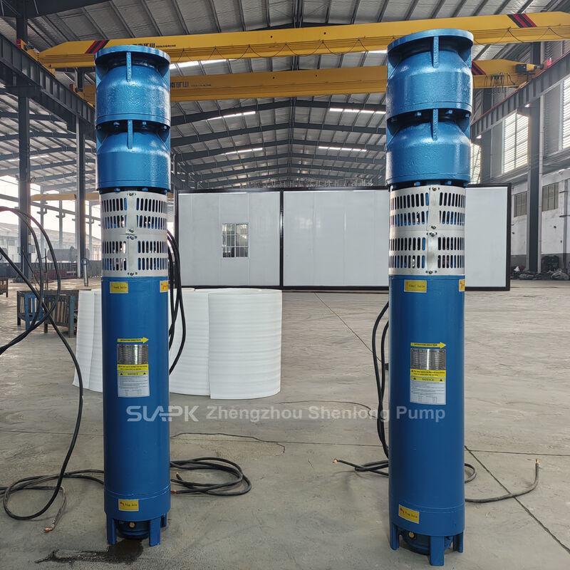 22kW डीप वेल सबमर्सिबल पंप SS304 इम्पेलर और 160 m³/h फ्लो रेट के साथ बोरहोल जल निष्कर्षण के लिए