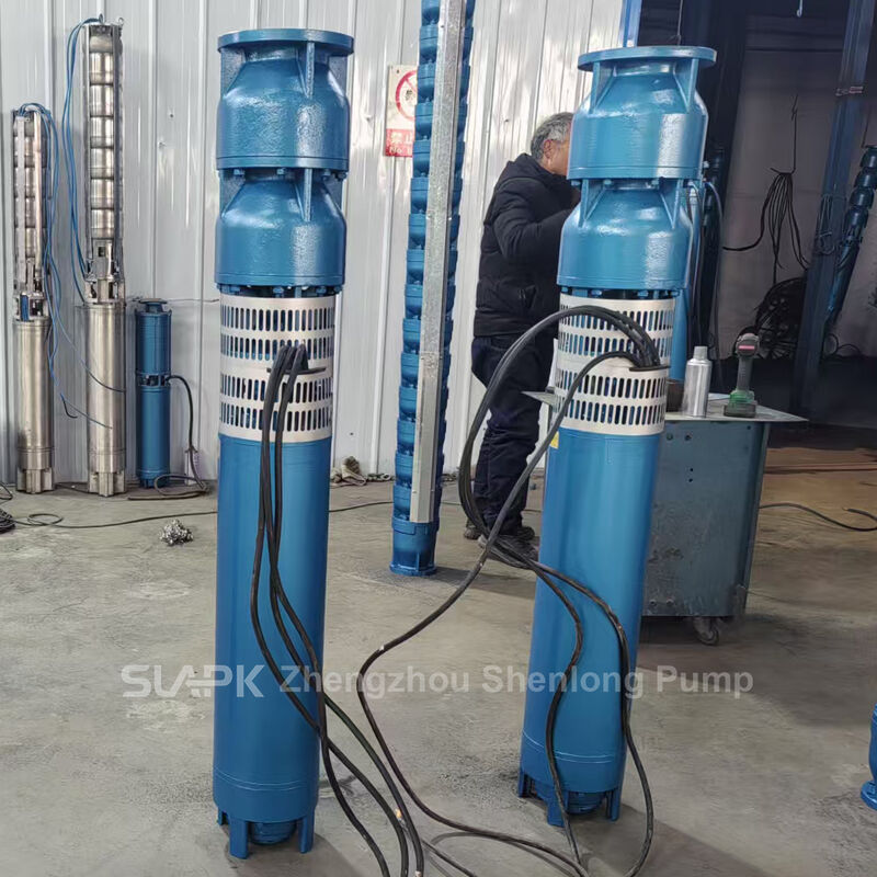 22kW डीप वेल सबमर्सिबल पंप SS304 इम्पेलर और 160 m³/h फ्लो रेट के साथ बोरहोल जल निष्कर्षण के लिए
