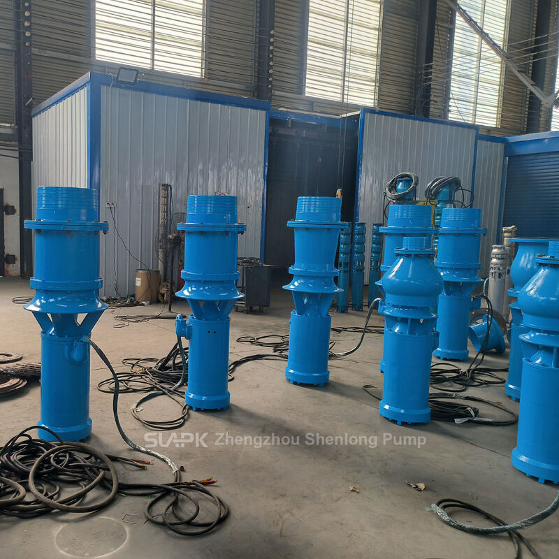 QSZ और QSH उच्च-प्रवाह सबमर्सिबल एक्सियल और मिक्स्ड फ्लो पंप 260-2,880 m³/h प्रवाह और 7.5-55 kW पावर के साथ