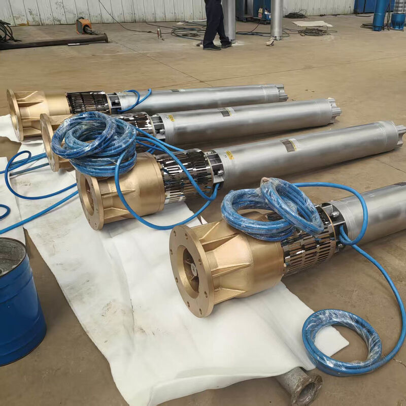गहरे कुएं अनुप्रयोगों के लिए 40 m3/h प्रवाह के साथ 55KW स्टेनलेस स्टील डुबकी कुएं पंप