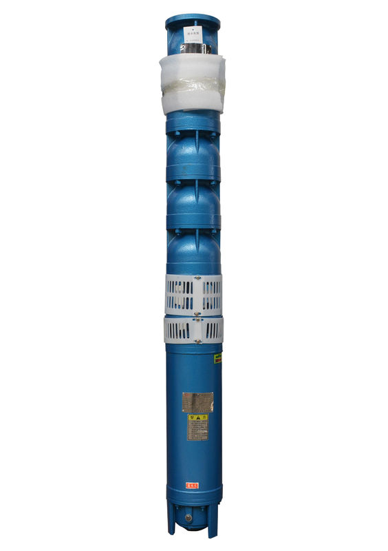 Deep Well Water 12 Inch High Flow Submersible Pump Cast Iron / Stainless Steel Material