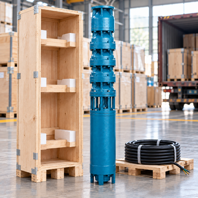 45kW डीप वेल सबमर्सिबल पंप, 46–54 m³/h, 165–225 m हेड